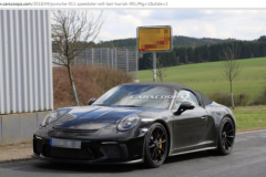 Bắt gặp nguyên mẫu thử nghiệm của Porsche 911 Speedster mới
