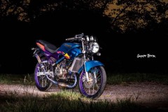 Bộ ảnh Kawasaki Victor 150 độ ẩn thân trong màn đêm huyền bí