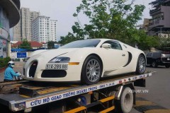 Bugatti Veyron độc nhất Việt Nam được vận chuyển về nhà chủ nhân mới