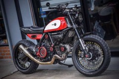 Ducati scrambler bản độ Tracker đầy nhiệt huyết từ Mugello