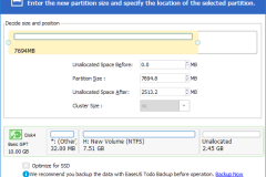 EaseUS Partition Master: Thay đổi kích cỡ hoặc di chuyển phân vùng ổ cứng