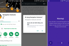 Mang điều khiển bằng cử chỉ vuốt lên mọi smartphone Android với Navigation Gestures