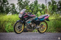 Kawasaki Kips 150 độ mang nét đẹp tinh tế của biker Thailand