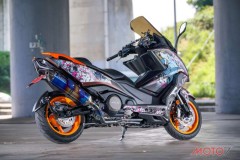 Kymco AK550 đầy nổi bật bước ra từ nghệ thuật hội họa Nhật Bản Ukiyo-e
