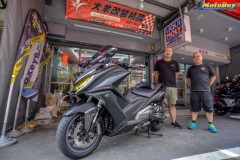 Chiêm ngưỡng Kymco AK550 bản độ với bộ full bodykit