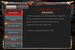 Mới ra mắt, CF Legends quốc tế đã chuẩn bị chặn Việt Nam