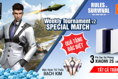 Nhận pin sạc dự phòng Xiaomi 2S tại ROS Mobile Weekly Tournament 19h tối nay