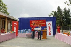 Canon bàn giao hai điểm trường Ba Khuy(Yên Bái)và Bản Kè(Quảng Bình)