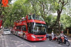 Xe buýt City tour tham quan Hà Nội đã chính thức đi vào hoạt động
