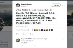 Nokia 3 2018 đang được thử nghiệm và sắp được tung ra