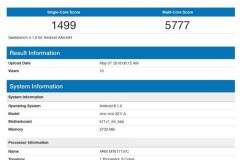 Vivo X21 ghé thăm Geekbench, để lại một vài thông tin cấu hình