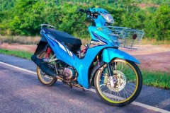 Wave 110 độ tinh tế với sức hút quyến rũ mạnh mẽ của biker Thái