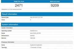 Một smartphone bí ẩn của Asus xuất hiện trên GeekBench