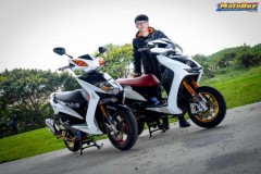 Yamaha Cygnus X125 độ mang vẻ đẹp sang trọng của biker xứ Đài