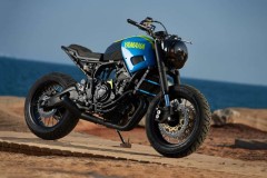 Yamaha XSR700 bản độ Tracker đầy khác biệt
