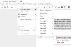 Hướng dẫn thay đổi font mặc mặc định trong Words và Google Docs