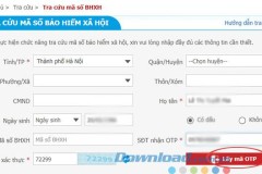 Hướng dẫn tra cứu thông tin BHXH với mã OTP
