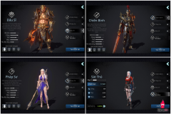 Cận cảnh 4 lớp nhân vật chính trong thế giới Darkness Rises cho game thủ chọn lựa