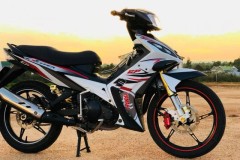 Exciter 135 độ nâng cấp Upside down khá hầm hố