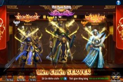 Game thủ Loạn Chiến Tam Quốc sẽ được trải nghiệm phiên bản mới Hoàng Thành Tranh Bá chiều 11/06