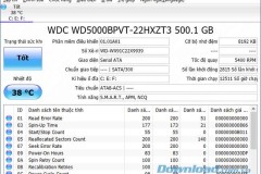 Hướng dẫn sử dụng CrystalDiskInfo để kiểm tra ổ cứng máy tính, laptop