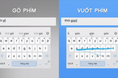 Người dùng có thể vuốt để nhập ký tự trên Laban Key