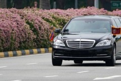Mercedes-Benz S600 Pullman Guard chống đạn bọc thép hộ tống Ông Kim Jong Un tham gia Hội nghị thượng đỉnh Mỹ-Triều