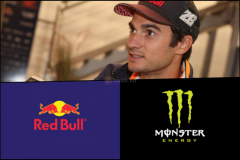 2 hãng Monster và Red Bull xung đột khi làm nhà tài trợ cho Pedrosa