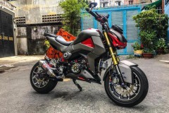 MSX 125 độ mô phỏng Z1000 thu nhỏ của chàng trai Sài Gòn