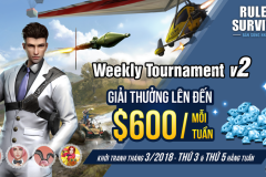 Quà tặng hấp dẫn cho ROS Weekly Tournament vào 19h tối nay