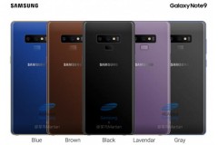 Galaxy Note 9 sẽ được bổ sung thêm tùy chọn màu sắc Nâu mới