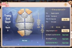 Trong Trường Sinh Quyết VNG, game thủ có thể chuyển sinh, chuyển phái miễn phí ?