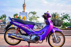 Wave 125i độ mang thần thái cao trong bộ áo chuyển màu cực đẹp