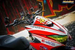 Yamaha Force 155 độ đậm chất thể thao với phong cách Ducati