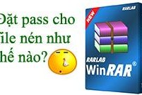 Tạo file tự giải nén (*.exe) và đặt mật khẩu cho file nén với WinRAR