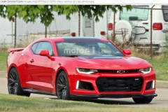 Bắt gặp nguyên mẫu thử nghiệm không ngụy trang của Camaro ZL1 2019