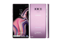 Hình ảnh render báo chí mới của phiên bản Galaxy Note 9 tím Lilac