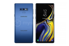 Ngắm hình ảnh render của Samsung Note 9 phiên bản màu xanh Deep Blue