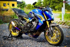 Honda CB650F đầy nổi bật với trang bị sặc sỡ