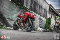 Kawasaki Z1000 bản độ đẹp mê ly với tone màu Red Sporty