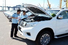 Lượng ô tô nhập khẩu tuần cuối cùng của tháng 7 giảm mạnh