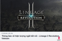 Máy chủ Lineage 2: Revolution ‘sập lên sập xuống’ trong ngày ra mắt chính thức