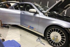 Mercedes-Benz S500 bảnh bao hơn nhờ bộ vó của Mercedes-Maybach S680