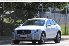 Bắt gặp nguyên mẫu thử nghiệm của Mercedes GLC Coupe 2020 trên phố