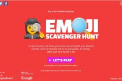 Săn emoji ngoài đời thật cùng trò chơi AI của Google