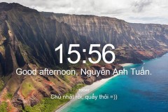 Thêm tiện ích màn hình chờ, thời tiết, nhắc việc tiện lợi trên Chrome