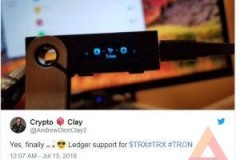 Tron (TRX) chính thức được ví Ledger Nano S hỗ trợ
