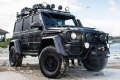Vận động viên trượt tuyết biến Mercedes-Benz G500 4x4² thành SUV mui trần