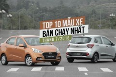 Bảng xếp hạng 10 xe bán chạy nhất tháng 7/2018: Sân chơi riêng của xe lắp ráp trong nước