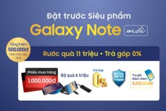 Samsung đã cho đặt hàng trước Galaxy Note 9 dù chưa ra mắt, tiết kiệm 450 USD, giao hàng vào ngày 24 tháng 8